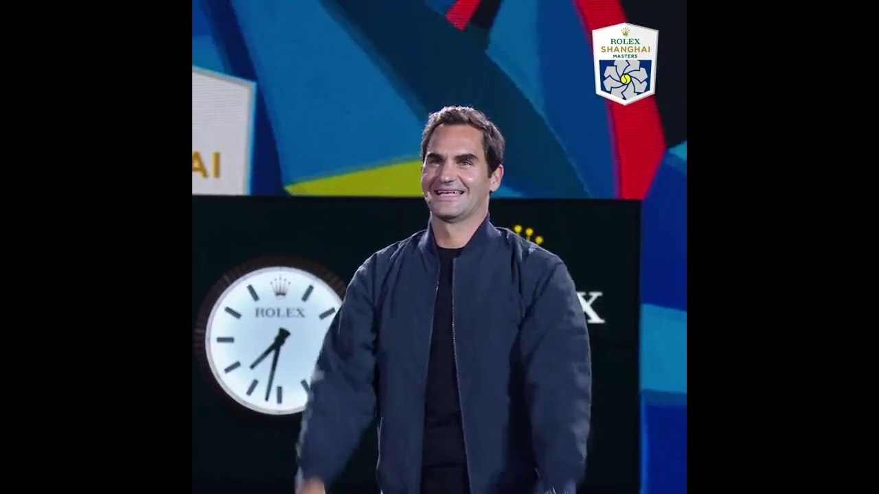 ATP - Rolex Shanghaï Masters 2023 - Quand Roger Federer fait se lever le public de Shanghaï !