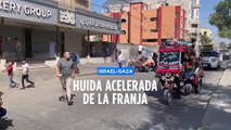 Miles de gazatíes huyen ante el ultimátum de Israel para lanzar su ofensiva terrestre