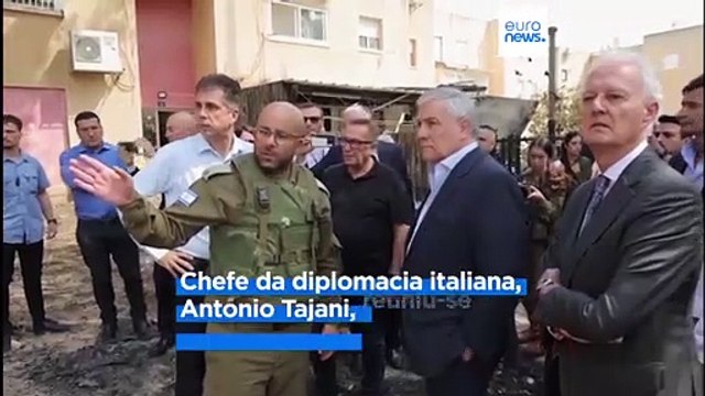 Presidentes da Comissão Europeia e do Parlamento Europeu estão em Israel