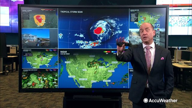 Tropical Storm Sean spins alone in Atlantic for now