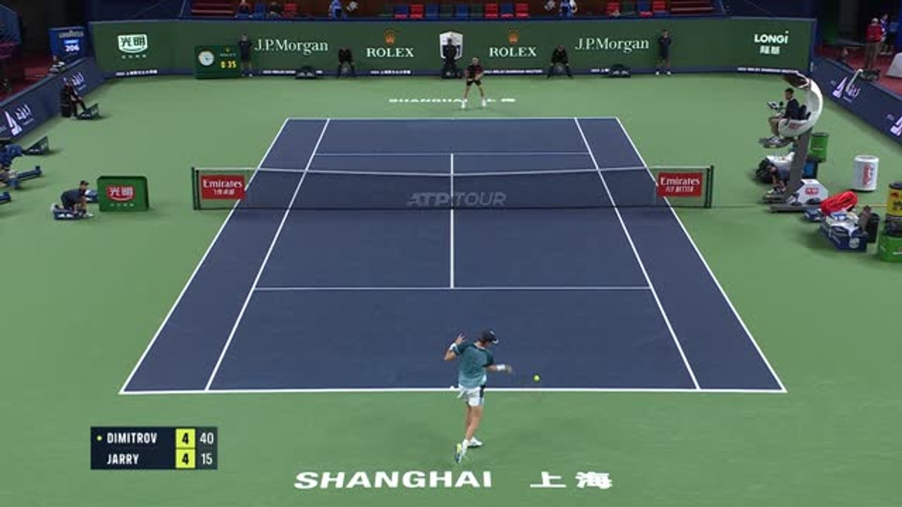 Shanghai - Dimitrov écarte Jarry et rejoint le...