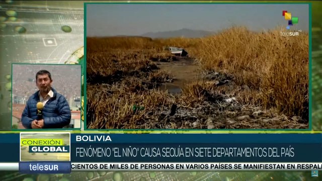 Fenómeno “El Niño” causa sequía en siete departamentos de Bolivia