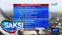 Malacañang, nagpaliwanag kung bakit wala sa listahan ng mga holiday sa 2024 ang anibersaryo ng EDSA People Power | Saksi