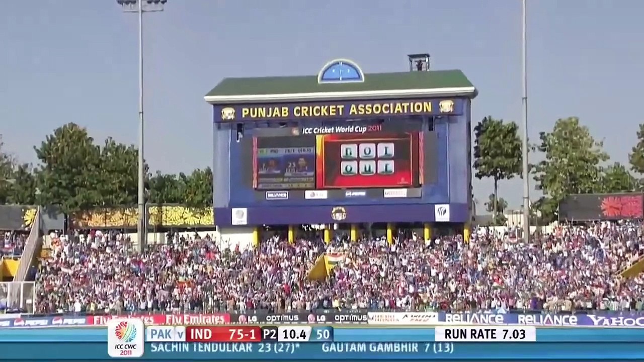 India Vs Pakistan World Cup 2011 Semi Final full HD All time Thriller Extended Highlights HD