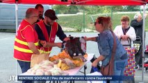 Le Journal - 13/10/2023 - RENTRÉE SOCIAL / Peu de manifestants contre l'austérité