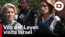 Von der Leyen y Metsola visitan Israel para mostrar su apoyo a las víctimas de Hamás