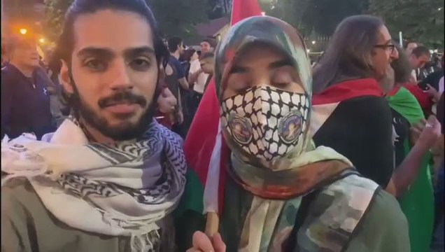 'Palestina libera', manifestazione di Roma: centinaia in piazza