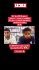 Weston Mckennie se sorprende al ecuchar a Ricardo Pepi hablar en español