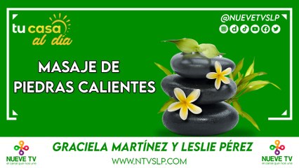 Masaje de piedras calientes