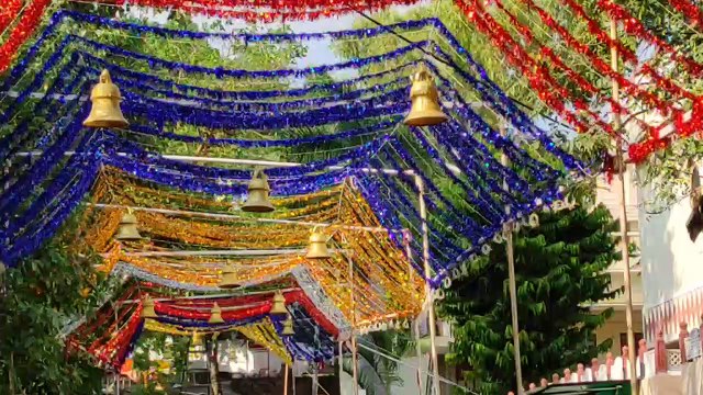 Video...सजने लगे माता के द्वारा