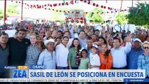 Sasil de León se posiciona en la encuesta de aspirantes al gobierno de Chiapas
