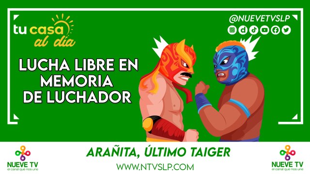 Lucha libre en memoria de luchador