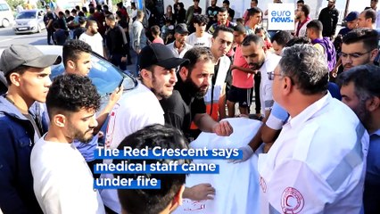 Gaza hospital overwhelmed with 60% of casualties women and children