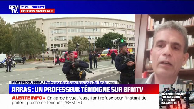 Attaque au couteau: On a eu très peu affaire à des élèves suivant cette ligne , explique Martin Dousseau (professeur de philosophie au lycée Gambetta d'Arras)