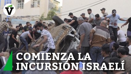 Israel comienza la incursión en la Franja de Gaza y los palestinos buscan a los desaparecidos