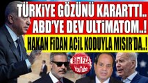 TÜRKİYE GÖZÜNÜ KARARTTI, CONİEYE DEV ULTİMATOM.. Erdoğan Hakan Fidanı acil Mısır'a gönderdi