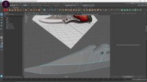 Autodesk Maya Lecture 20 - Knife Melee Weapon Asset Modeling Part 1 | Hastar Creations