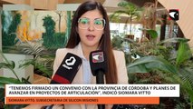 “Tenemos firmado un convenio con la Provincia De Córdoba y planes de avanzar en proyectos de articulación”, indicó Siomara Vitto