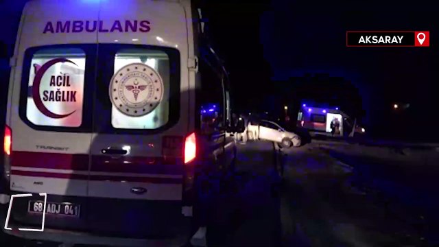 Aksaray’da 5 araçlı zincirleme kaza