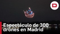 Un espectáculo de 300 drones iluminará este viernes el cielo de Madrid recreando el descubrimiento de América