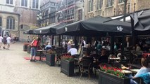 Belçika Brugge Şehrinden Görüntüler