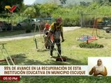 Trujillo | Bricomiles continúan con la recuperación de instituciones educativas del mpio. Escuque