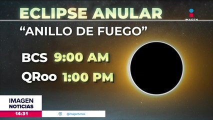 Todo lo que necesitas saber del eclipse anular 2023