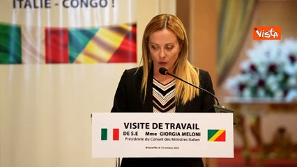 Meloni: L'Italia ha scelto di destinare il 70% del suo fondo per il clima all'Africa