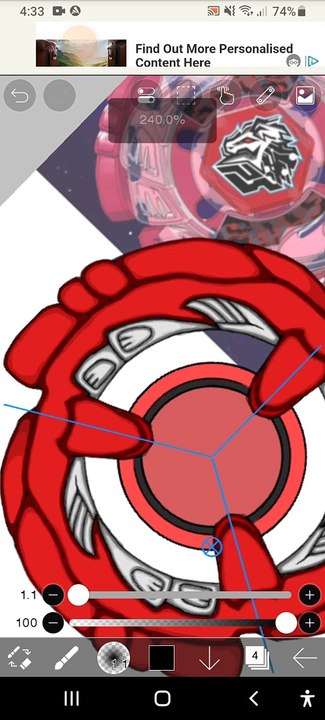 Ibispaintx | Cyber Pegasus X • Beyblade X