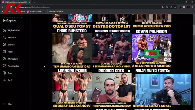 O FISICULTURISMO ESTÁ CRESCENDO NO BRASIL CARIANI E BALESTRIN OPINARAM – IRONCAST CORTES