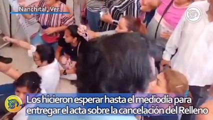 Los hicieron esperar hasta el mediodía para entregar el acta sobre la cancelación del Relleno Sanitario Regional