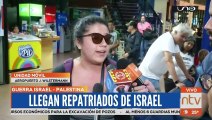 Llegaron repatriados de Israel