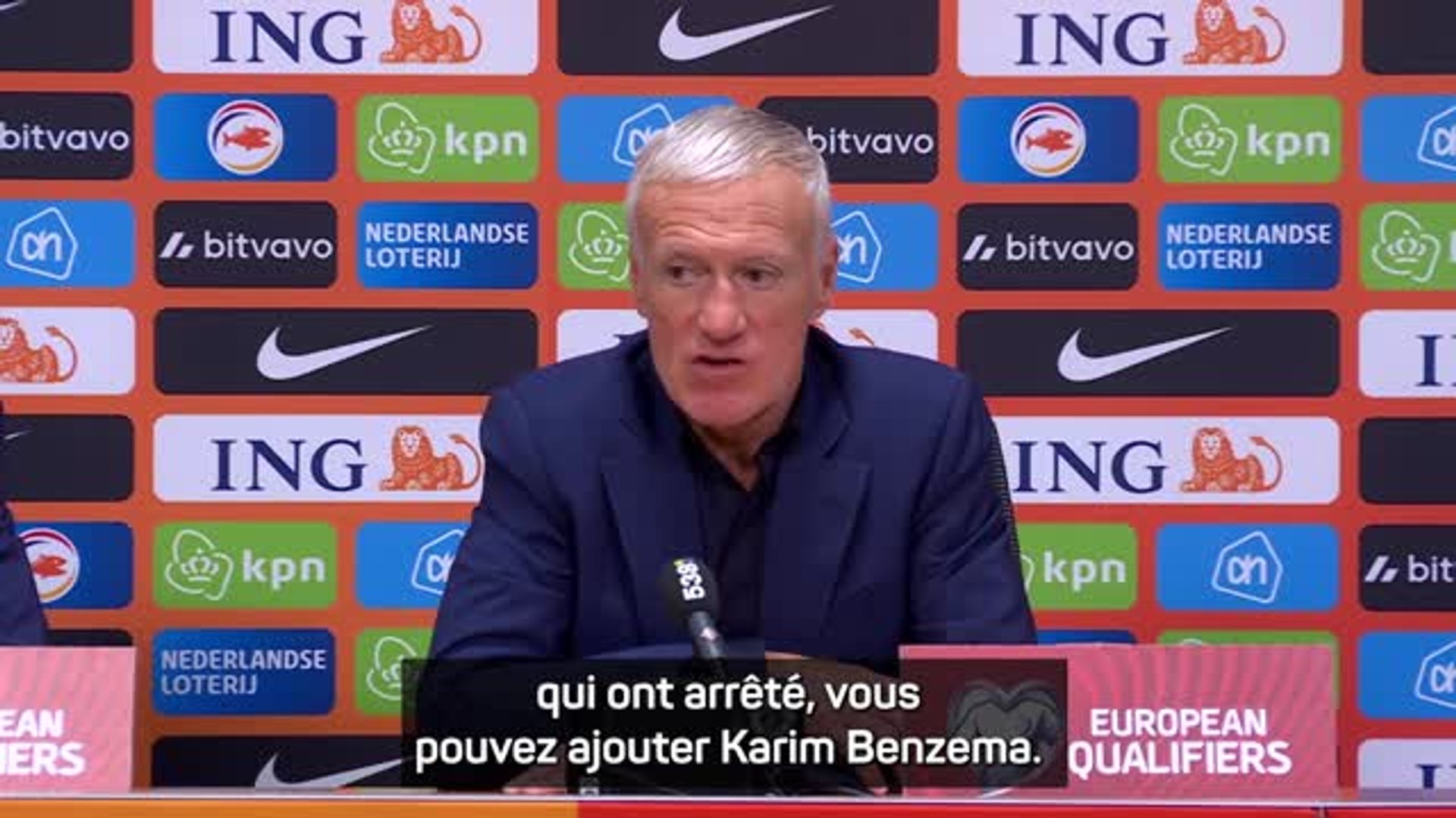Éliminatoires Euro 2024 Deschamps "très fier" après la qualification