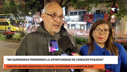 "No queríamos perdernos la oportunidad de conocer Posadas"