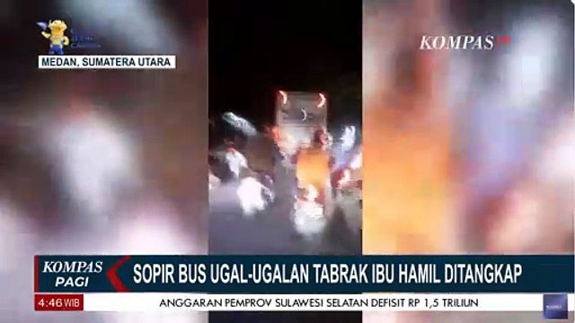 Sempat Kabur, Sopir Bus Ugal-ugalan Tabrak Ibu Hamil di Medan Ditangkap Polisi