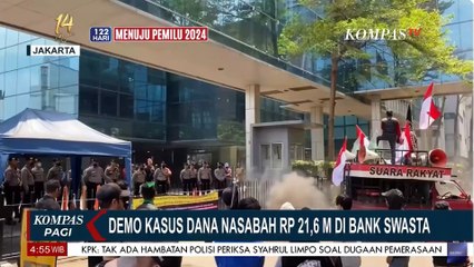 Download Video: Pengunjuk Rasa Gelar Demo di Depan Bank Swasta, Tuntut Uang Rp 21,6 Miliar Dikembalikan ke Nasabah