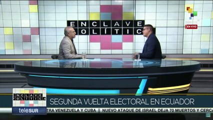Enclave Política 13-10: Carlos Coronel: Se percibe poca expectativa en los ecuatorianos