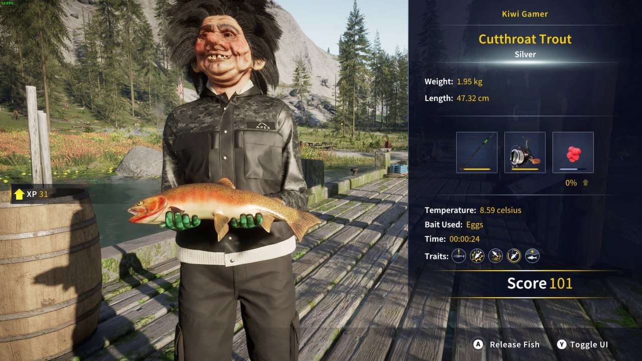 Call Of The Wild The Angler Silver Strand Meadows Fishing Challenge Silver 2 Cutthroat Trout