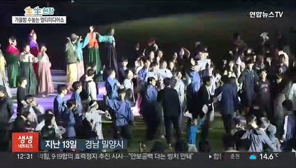 빛의 판타지 '밀양강 오딧세이' 15일까지 열려