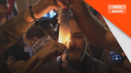 Ratusan lakukan protes di Kedutaan Israel di Athens