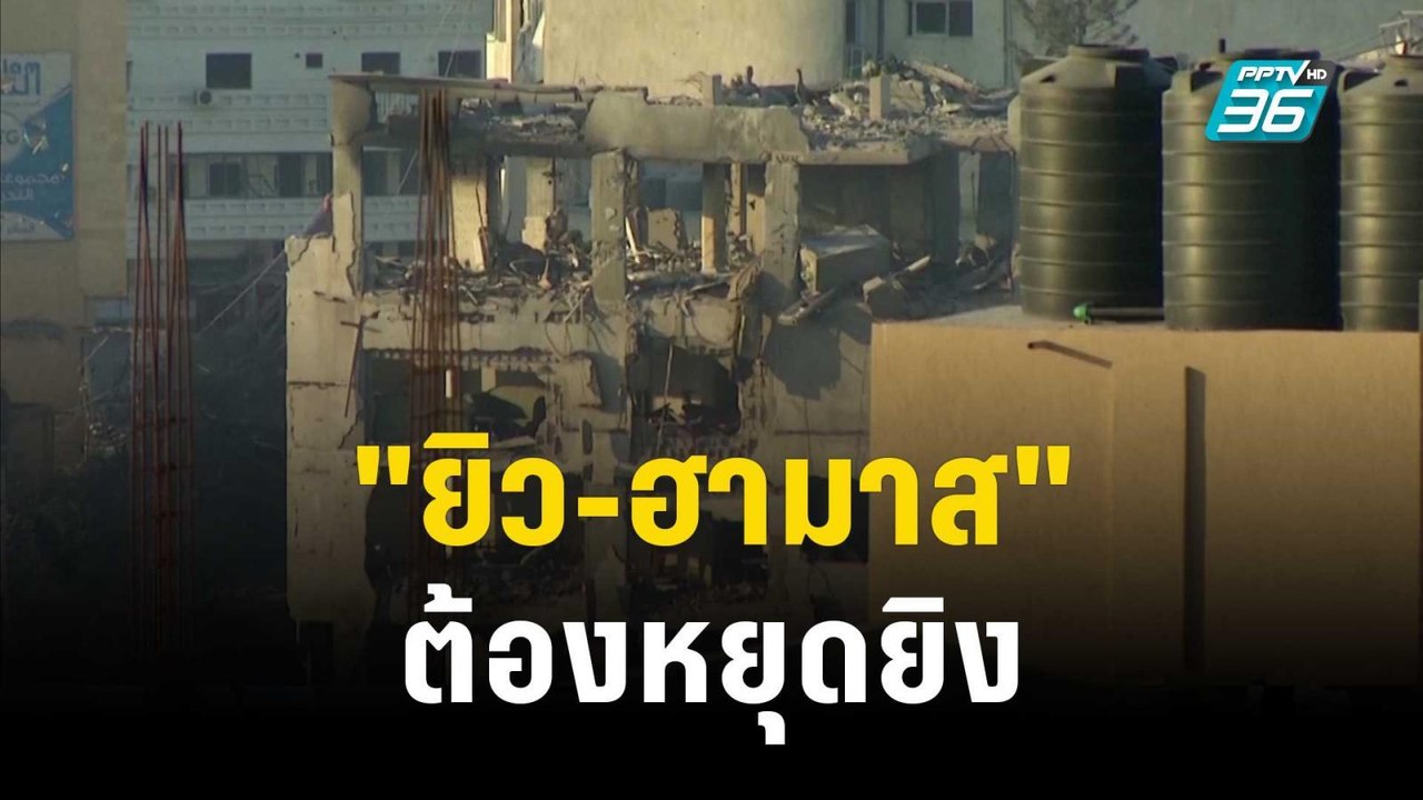 ทูตปาเลสไตน์ชี้ "ยิว-ฮามาส" ต้องหยุดยิง | เที่ย...