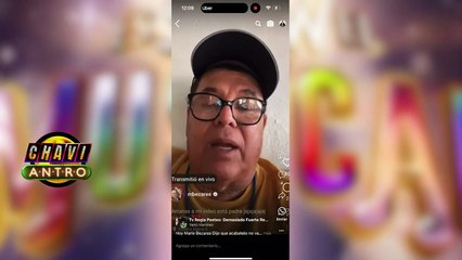 "Acábatelo es del canal no es tuyo" Chavana le responde a Mayito