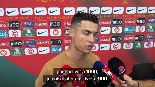 Portugal - Cristiano Ronaldo se verrait bien atteindre les 1000 buts en carrière...