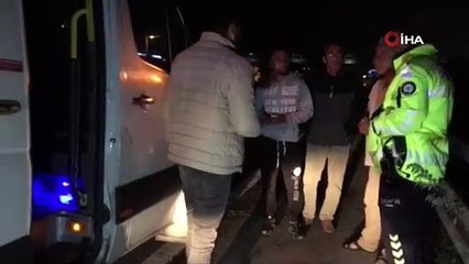 Servis minibüsü ile belediye otobüsü çarpıştı: 1 yaralı