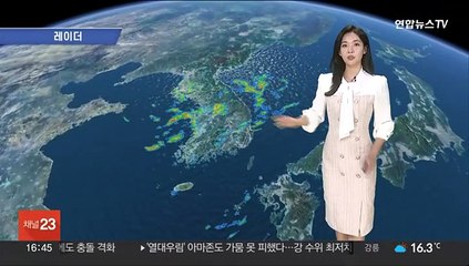 Скачать видео: [날씨] 전국 곳곳 요란한 비…비 그치고 쌀쌀한 날씨