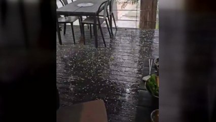 대기 불안정에 경기·충청 일부 지역에 우박 / YTN