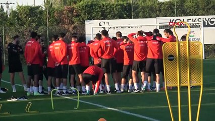 SPOR A Milli Takım'da Letonya maçı hazırlıkları başladı