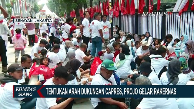 Tentukan Arah Dukungan Capres, Relawan Projo Gelar Rakernas ke-6 di GBK Jakarta