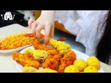 ASMR MUKBANG| BBURINKLE & Hot BBURINKLE Chicken, Cheese ball, Tteokbokki Fire noodles.