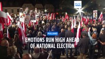 Tensions run high ahead of Poland general election on Sunday